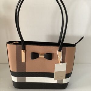 Burberry pattern Le Bag Handbag cute with bow